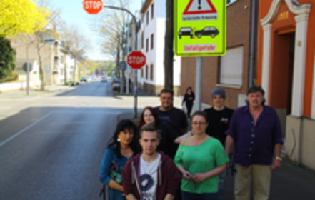Foto van de petitie:Entschärfung der Gefahrenkreuzung Mittelstraße/Walramstraße in Euskirchen