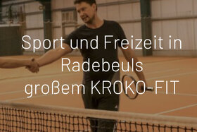 Малюнок петиції:Erhalt beider Tennisplätze im Krokofit Radebeul