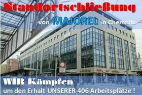 Slika peticije:Erhalt der 406 Arbeitsplätze Majorel Chemnitz