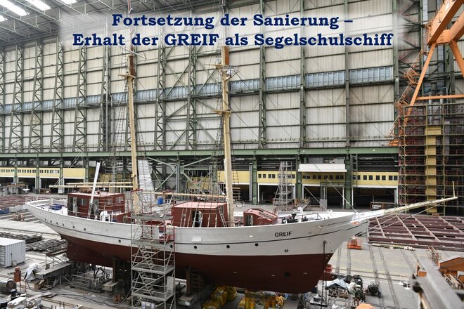 Obrázok petície Erhalt der GREIF als Segelschulschiff – Fortsetzung der Sanierung