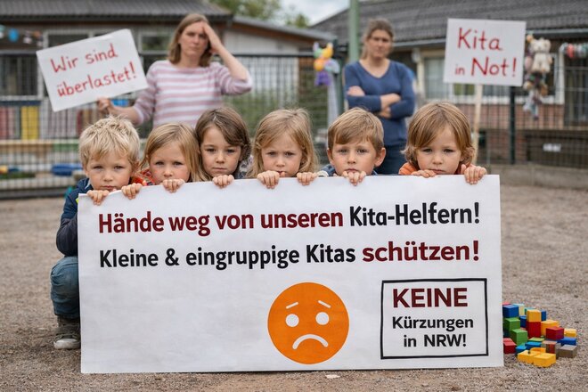 Peticijos vaizdas Erhalt der Kita-Helfer*innen-Förderung – kleine und eingruppige Kitas in NRW schützen!