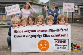 A petíció képe: Erhalt der Kita-Helfer*innen-Förderung – kleine und eingruppige Kitas in NRW schützen!