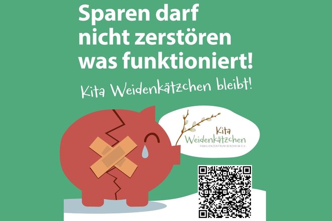 Image of the petition Erhalt der Kita Weidenkätzchen in Bensheim – Zukunft für Kinder, Familien und Fachkräfte sichern!