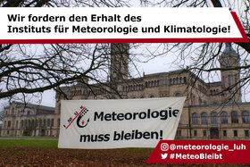 Bild på petitionen:Erhalt der meteorologischen Studiengänge an der Leibniz Universität Hannover