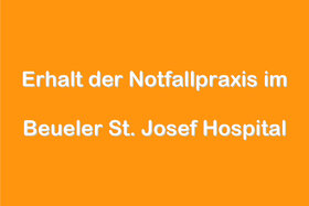 Bild der Petition: Erhalt der Notfallpraxis im Beueler St. Josef Hospital