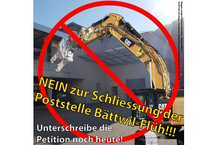 Photo de la pétition :Erhalt der Poststelle Bättwil-Flüh