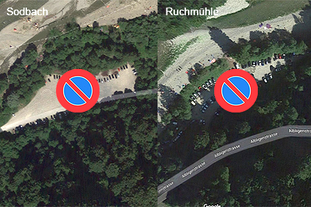 Φωτογραφία της αναφοράς:Erhalt der Senseparkplätze Sodbach und Ruchmühle