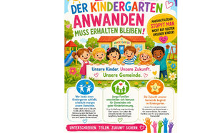 Bild der Petition: Erhalt des Evangelischen Kindergarten – Schließung vom AWA (Anwanden) verhindern!
