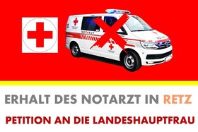 Bild der Petition: Erhalt des Notarzt am Standorts in Retz
