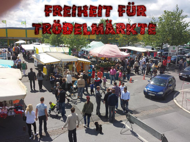 Pilt petitsioonist:Erhalt von 3850 Trödelmärkten am Sonntag in NRW.