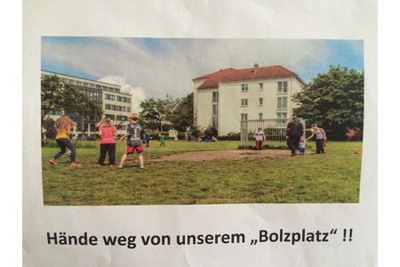 Малюнок петиції:Erhaltung des Bolzplatz in Milbertshofen/München