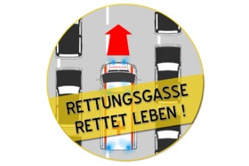 Bild der Petition: Erhöhung der Strafe für nichtbilden einer Rettungsgasse.
