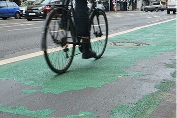 Bild der Petition Erneuerung der Fahrradwege an der Greifswalderstraße