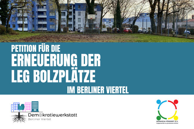 Obraz petycji Erneuerung der LEG Bolzplätze im Berliner Viertel