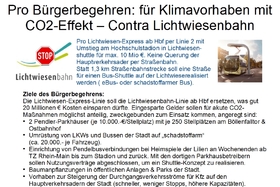 Bild der Petition: Ersatz der "Lichtwiesenbahn" durch einen "Lichtwiesen-Transfer" (eBus-Shuttle Lichtwiese plus Tram)