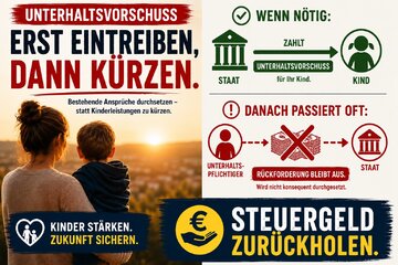 Image of the petition Erst eintreiben, dann kürzen!