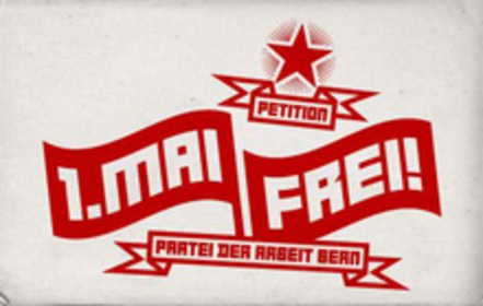 Малюнок петиції:Erster Mai frei!