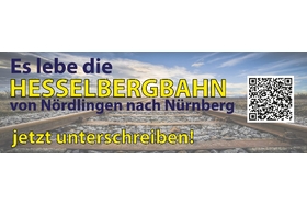 Bild der Petition: Es lebe die Hesselbergbahn von Nördlingen nach Nürnberg