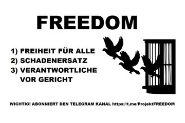 Image of the petition Es Reicht! Schluss Mit Dem Lockdown!
