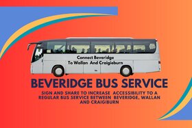 Малюнок петиції:Establish regular bus services  to beveridge to wallan and craigieburn