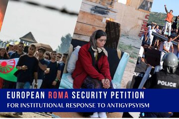 Imagem da petição European Roma Security Petition for Institutional Response to Antigypsyism