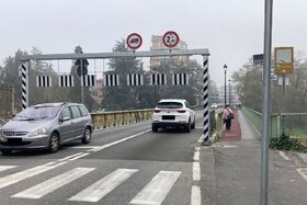 Foto della petizione:Evitiamo la chiusura del ponte sul Serio di Via Cadorna