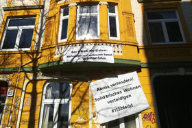Foto da petição:Fährstraße 115 bleibt! Abriss verhindern, solidarisches Wohnen verteidigen!