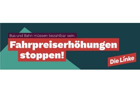 Bild der Petition: Fahrpreiserhöhungen stoppen! Bus und Bahn müssen bezahlbar sein.