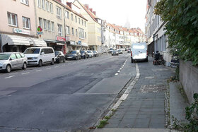 Foto e peticionit:Fahrradschutzstreifen in der Dammstraße muss bleiben
