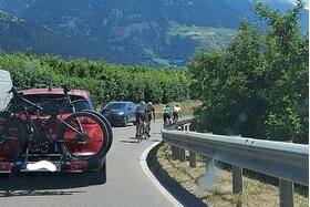 Foto della petizione:Fahrverbot Fahrräder auf Hauptdurchzugsstraßen