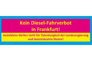 Bild der Petition Fahrverbot für Diesel stoppen - Vernuft statt grüne Ideologie