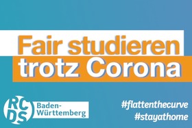 Foto e peticionit:Fair Studieren trotz Corona