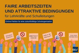 Obrázek petice:Faire Arbeitszeiten und attraktive Arbeitsbedingungen für Lehrkräfte und Schulleitungen!