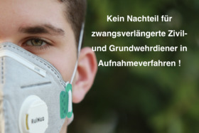 Photo de la pétition :Fairer Bewertungsbonus für Zivil- und Grundwehrdiener in Aufnahmeverfahren
