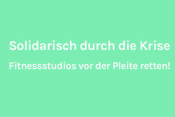 Bild der Petition Fitnessstudios in Brandenburg stehen vor der Pleite!