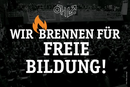 Foto van de petitie:Call on ÖVP and FPÖ: Against the implementation of tuition fees!