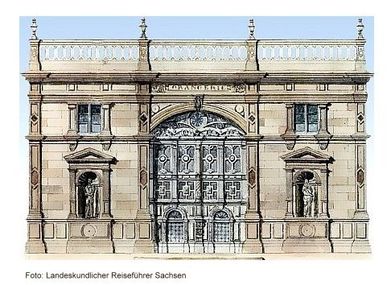 Foto van de petitie:Forderung der Rekonstruktion der Orangerie Dresden nach historischem Vorbild