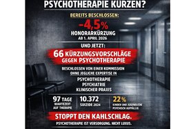 Bild der Petition: Sofortiger !Stopp! mit der Zerstörung der Psychotherapie!