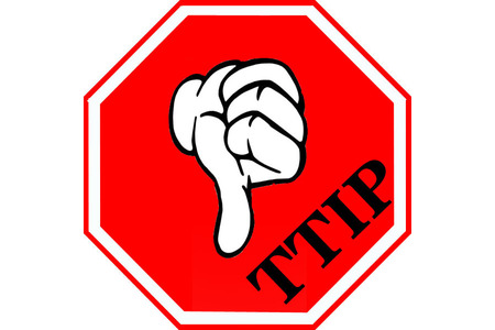 Малюнок петиції:Frau Dr. Merkel & Herr Gabriel: Stoppen Sie TTIP!  WIR ALLE WOLLEN KEIN TTIP!