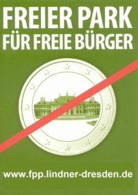 Foto van de petitie:Freier Park für freie Bürger