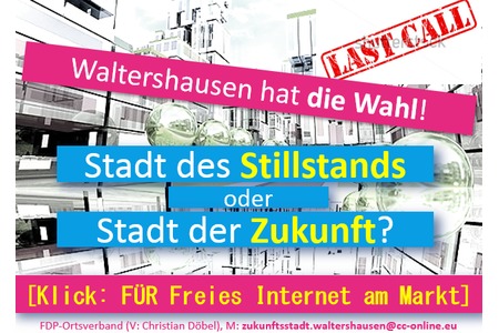 Bild på petitionen:Freies Internet Waltershausen