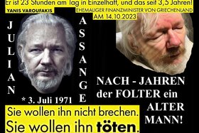 Slika peticije:Freiheit für Julian Assange - Politisches Asyl in Brandenburg!