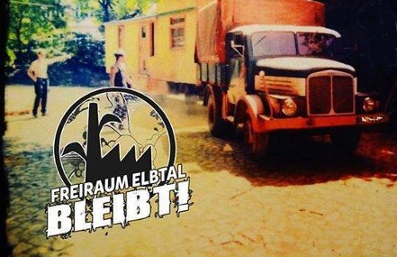 Poza petiției:Freiraum Elbtal BLEIBT !