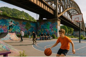 Bild der Petition: Freiraum für Jugendliche in Neckargemünd: Skaterpark, Basketballkorb und Jugendräume jetzt schaffen!