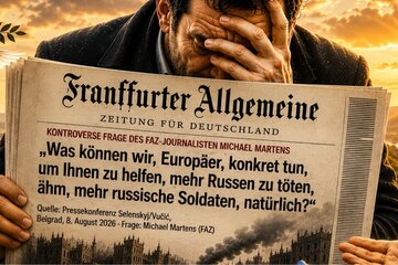Bild der Petition Frieden braucht menschliche Größe – Ein Appell an die FAZ und den Deutschen Presserat zur Umkehr