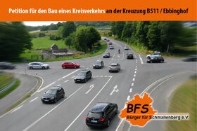 Bild der Petition: Für den Bau eines Kreisverkehrs  an der Kreuzung B511 / Ebbinghof in Bad Fredeburg