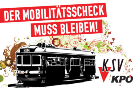 Pilt petitsioonist:Für den Erhalt des Grazer Mobilitätsschecks!
