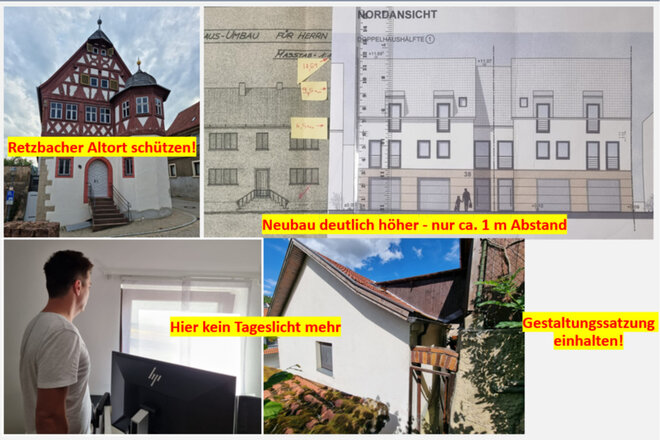 Immagine della petizione Für den Erhalt des Retzbacher Altorts – Bauprojekt Bergstraße 38 transparent und rechtssicher prüfen