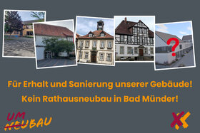 Bild der Petition: Für den Erhalt und die Sanierung der historischen Gebäude! Kein Rathausneubau in Bad Münder!