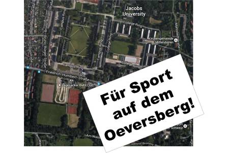 Foto della petizione:Für den Sport auf dem Oeversberg